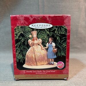 Wizard of Oz Hallmark Christmas Ornament- “Dorothy and Glinda…”